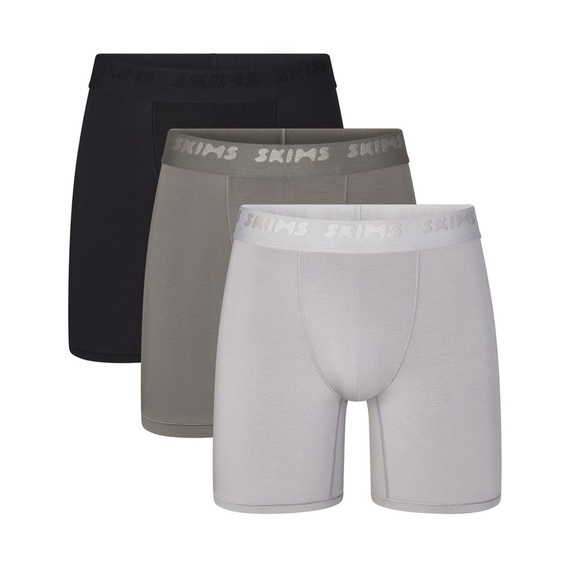 SKIMS Men's Boxer Briefs 3-Pack Stretch 5" Inseam New in Box - Picture 4 of 5